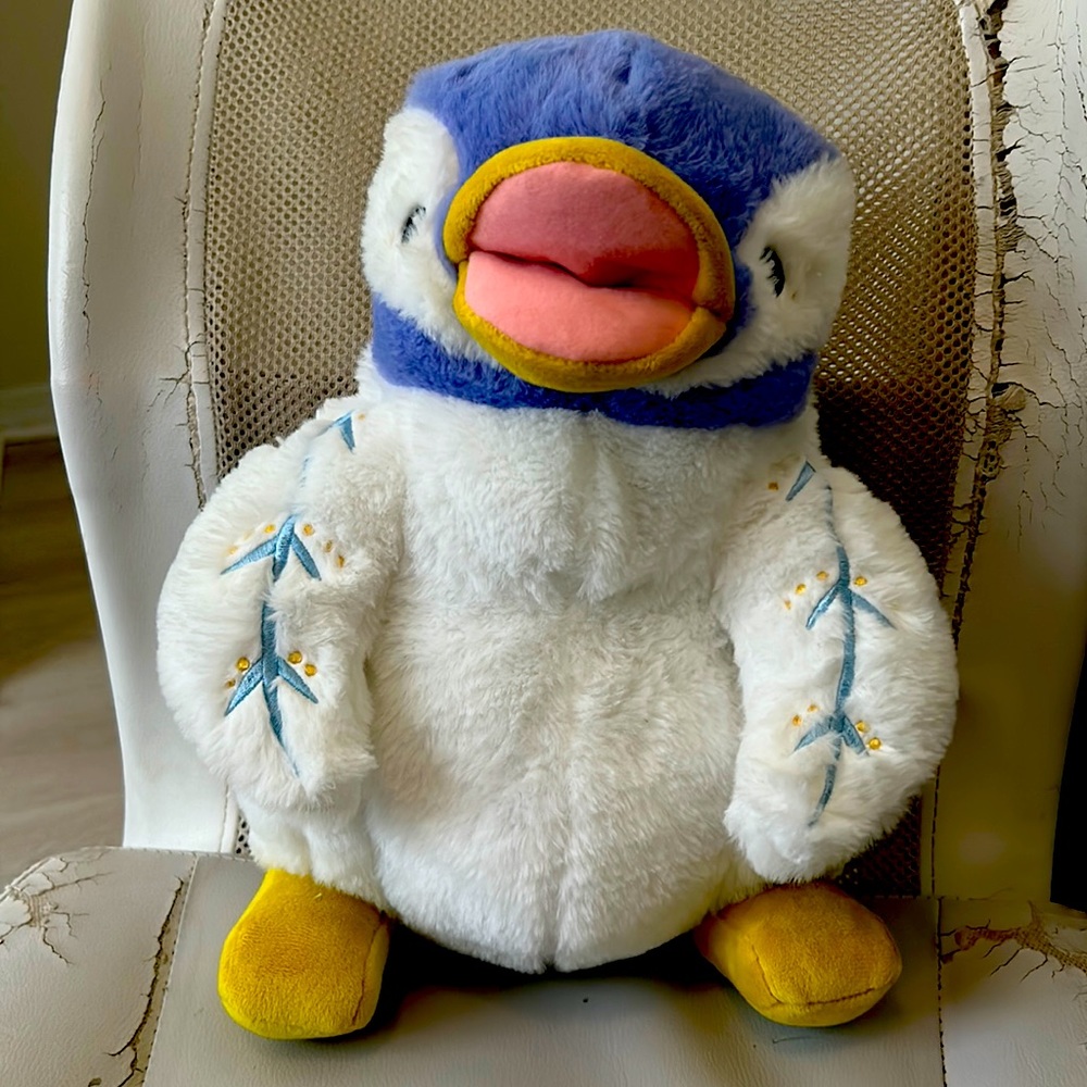Merry Menagerie Penguin Plush Puppet Christmas at Animal Kingdom
